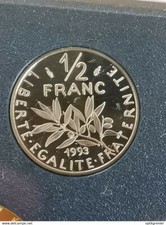 1/2 FRANC SEMEUSE BE 1993 DU COFFRET / FRANCE