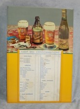 ANCIENNE TOLE PUBLICITAIRE BIERE RINCK TARIF BISTROT BAR CELTIQUE