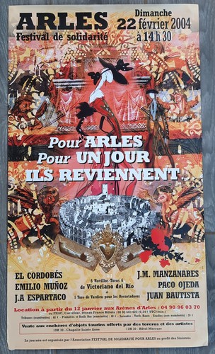 Affiche tauromachie feria - affiche,