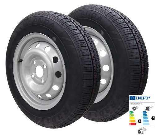 Roue compléte 145 80r13 - 2x, 145/80r13