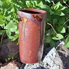 Vase grès signé Jean