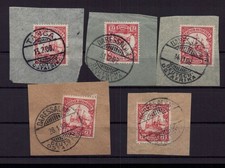 Colonies allemandes Afrique de l'Est allemande lot timbres oblitérés