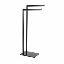 PORTE-SERVIETTE SUR PIED NOIR