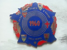 AUTOMOBILIA PLAQUE DE CALANDRE ÉMAILLE IXe TOUR DE FRANCE AUTOMOBILE 1960 AUTO