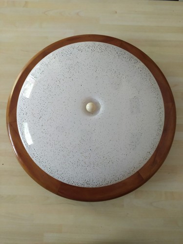Plafonnier couronne bois - , et