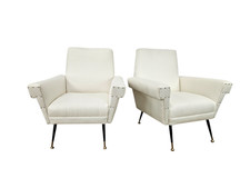 Fauteuils Mid Century En Tissu