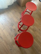 3 Tabourets de bar Hay / Rouge très bon état