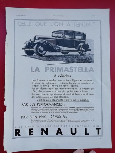 Publicité automobile renault - publicité,