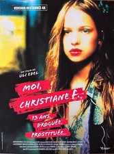 Affiche Cinéma MOI CHRISTIANE F., 13 ANS, DROGUÉE, PROSTITUÉE 40x60cm ROULÉ