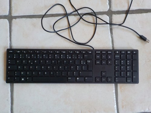 Clavier filaire azerty - azerty, noir
