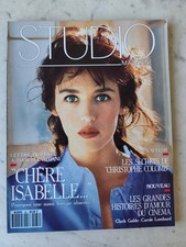 STUDIO MAGAZINE - isabelle adjani clark gable 1992 - numéro 66