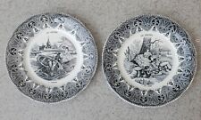 2 assiettes série Les