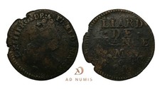 France Louis XIV Liard de