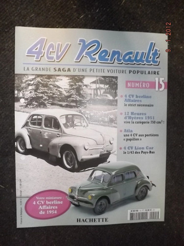 Fascicule 4cv renault la - 15,