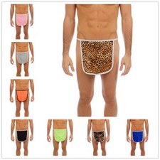 Valentines Hommes Extensible Sexy Ouvert Mankini String Tablier Culotte