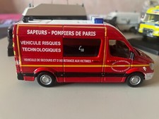 CAMION  POMPIERS DE PARIS - MERCEDES BENZ SPRINTER -RISQUES TECHNOLOGIQUES  1/48