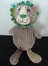 E1. DOUDOU PELUCHE BABY DEGLINGOS LION JELEKROS BEIGE  33cm - EXCELLENT ETAT