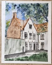 Aquarelle Originale Le