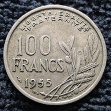 France – 1955  B – 100 francs Cochet (N1594) TB