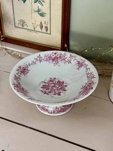 Magnifique compotier ancien - , en