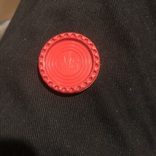 Jeton rouge seul pièce