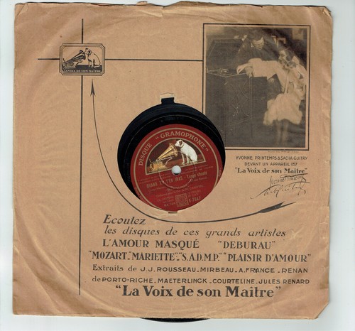 78t jean lumiere - jean, phono