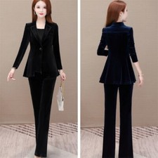 Mode Femme Velours Veste