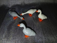 Playmobil Lot De 4 Oies Grises