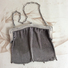 Ancien Sac de bal en Argent