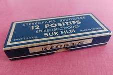 STEREOFILMS BRUGUIERE « LE CIRQUE BOUGLIONE » BOITE 12 POSITIFS STEREOSCOPIQUES