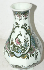VILLEROY & BOCH  VASE EN PORCELAINE DECOR FLORAL ET OISEAU 