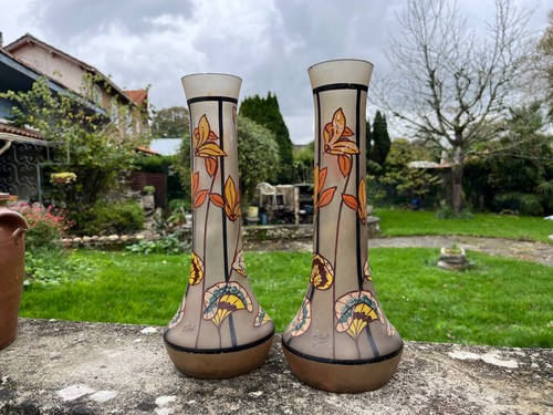 Paire vases jost en - paire,