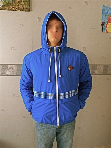 Blouson bleu hiver kanabeach - blouson,