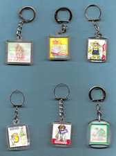 LOT de 6 PORTE-CLES