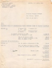 1953 ENTREPRENEURS LICTEVOUT FRERES A CARVIN - M. JOMBART A CARVIN