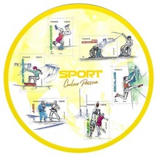 Feuillet de 6 timbres Sport