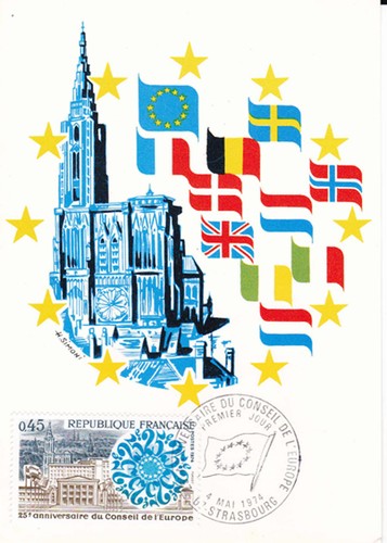 Carte 1er jour strasbourg - carte,