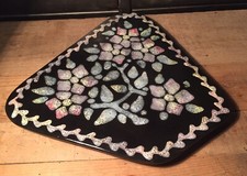 Plat Céramique Vintage René