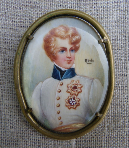 Broche ancienne miniature - ancienne,