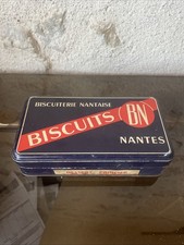 Boite ancienne lithographiée  Biscuiterie Nantaise BN dessert Princier