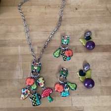 Parure Taratata Collier Et Deux Paires De Boucles D’oreilles