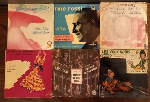 Lot disques vinyles 45 - de,