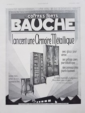 BAUCHE Coffres Forts - Bazancourt  - PUBLICITE 1931 - AD 860