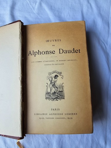 Alphonse daudet oeuvres - alphonse,