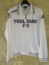 Veste TOULOUSE T.F.C blanc KAPPA football jacket L
