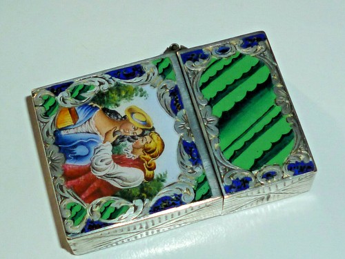 Vintage 800 silver émail - vintage,