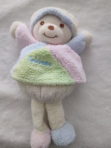 Doudou peluche ours - ours, vert