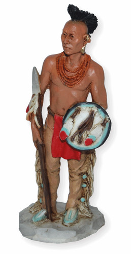 Figurine indien chef black - d'indien,