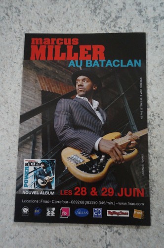 Marcus miller flyer - /, x