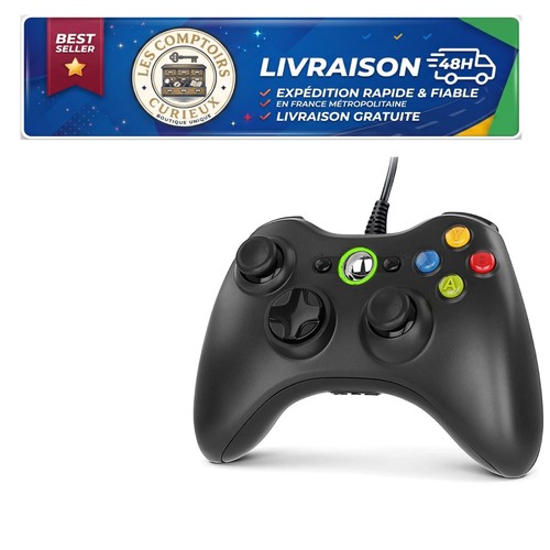 Manette xbox 360 usb - usb, filaire